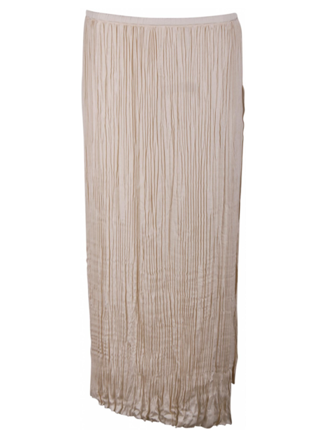 Rok plisse glanzend offwhite