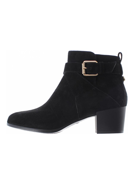 enkellaars zwart suede