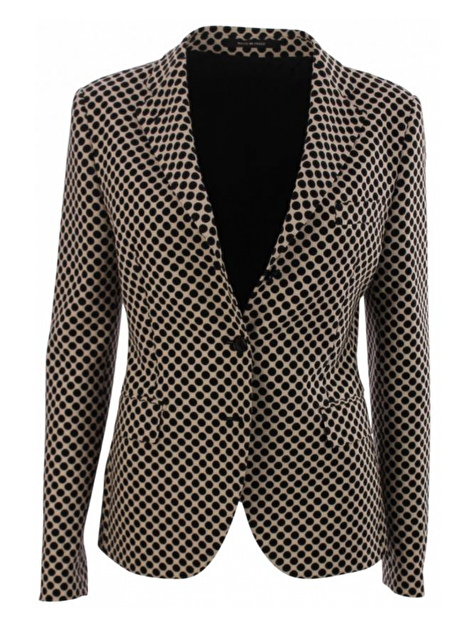 blazer zwart wit stip