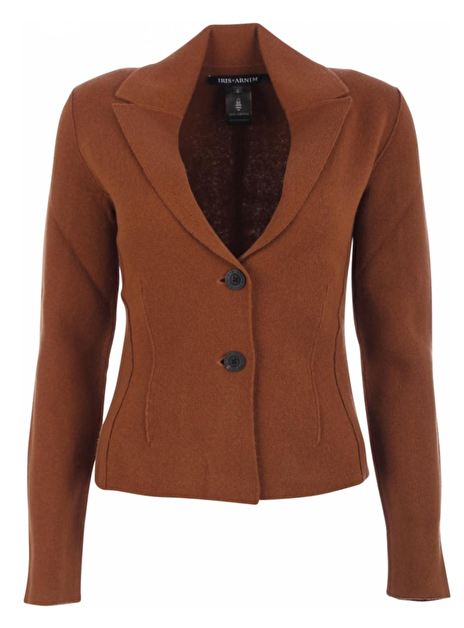 twinset double face cognac