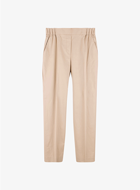 Pantalon katoen licht camel