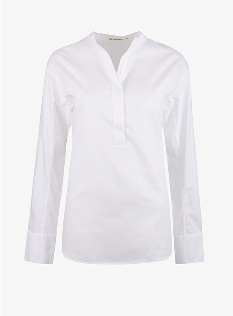 Nura blouse rafel kraag wit