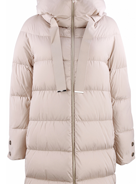 Jas step capuchon beige