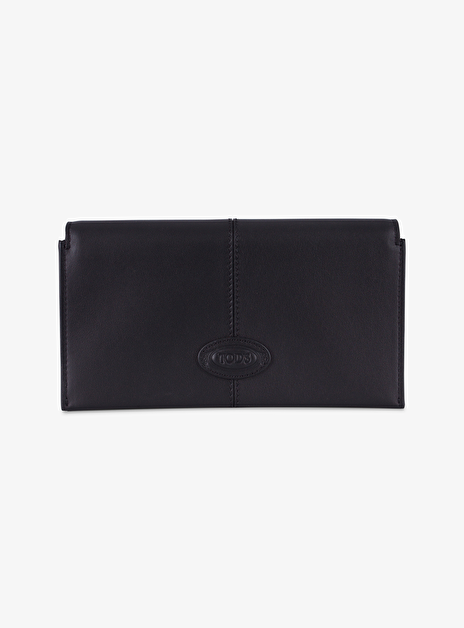 Portemonnee leder zwart
