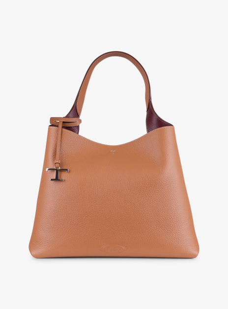 Shopping bag medium cognac