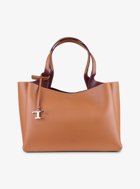 Shopper Manici leder medium cognac