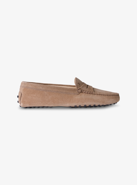 Mocassin suede beige