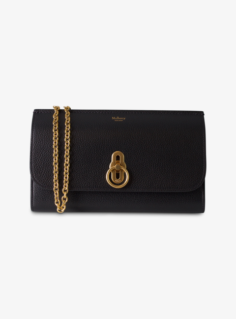 Amberley clutch leder zwart