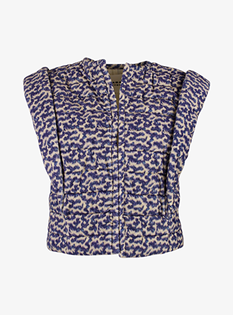 Gilet dessin blauw