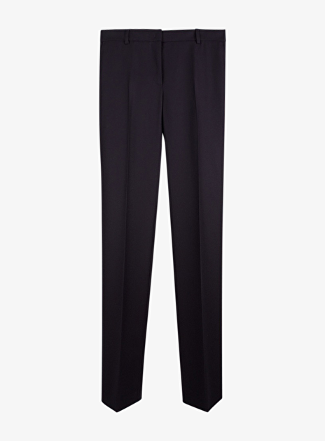 Pantalon wol navy