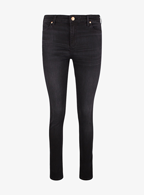 Jeans Farrah skinny faded zwart