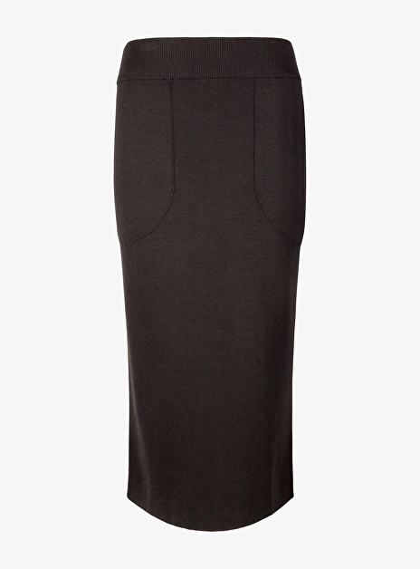 Rok koker jersey zwart