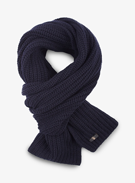 Shawl harva cashmere marine