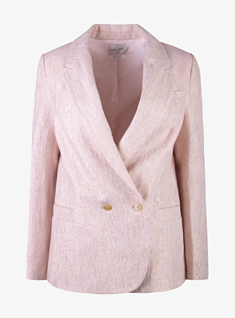 Blazer roze met gouddraad