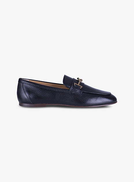 Loafer leer zwart