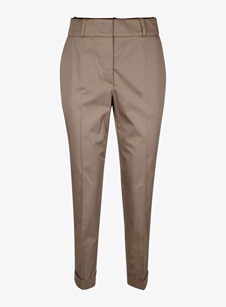 Pantalon katoen taupe