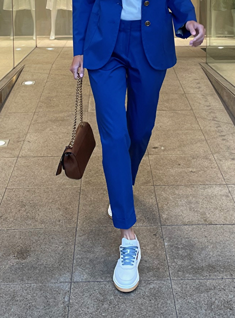 Pantalon kobaltblauw