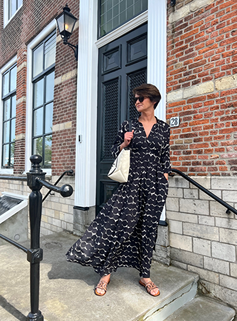 Jurk Urbania dessin zwart