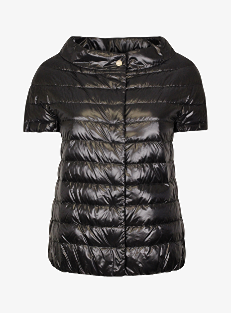 Bodywarmer gestept zwart