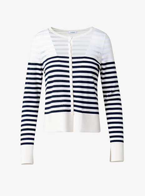 Twinset ausbrenner streep marine roomwit