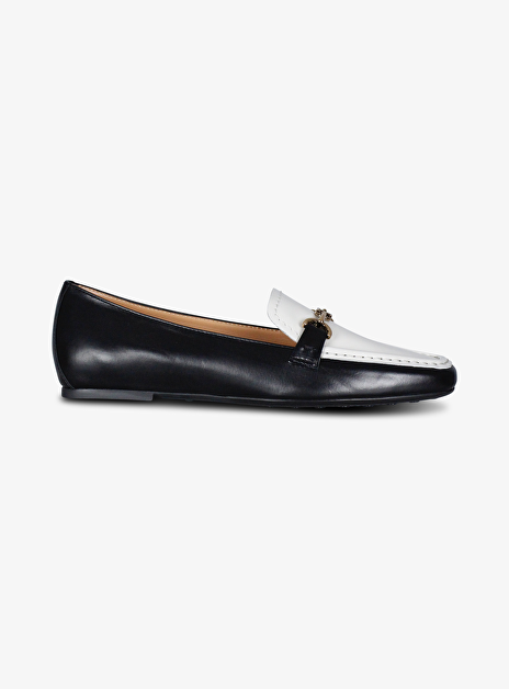 Mocassin loafer zwart wit