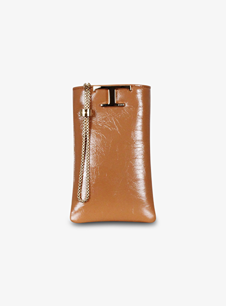 T timeless telefoontasje cognac