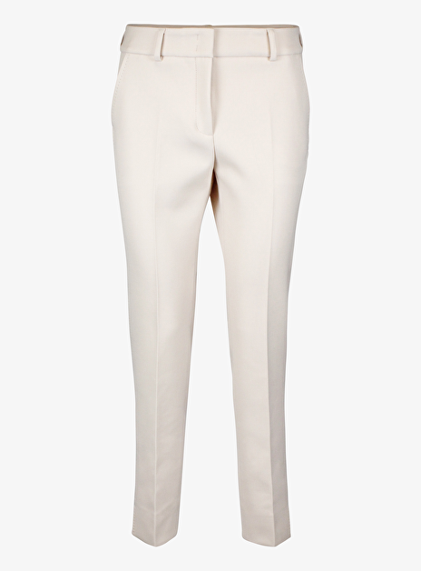 Pantalon double crepe zand beige