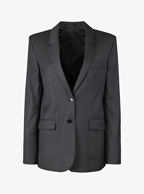 Blazer lesandre antraciet ruit