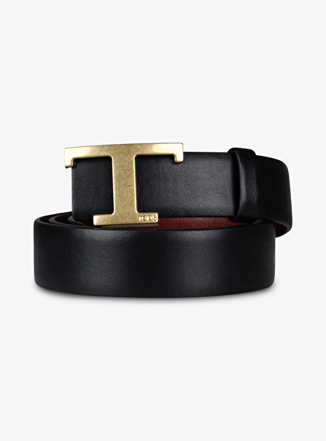Riem new timeless leer T zwart bordeaux