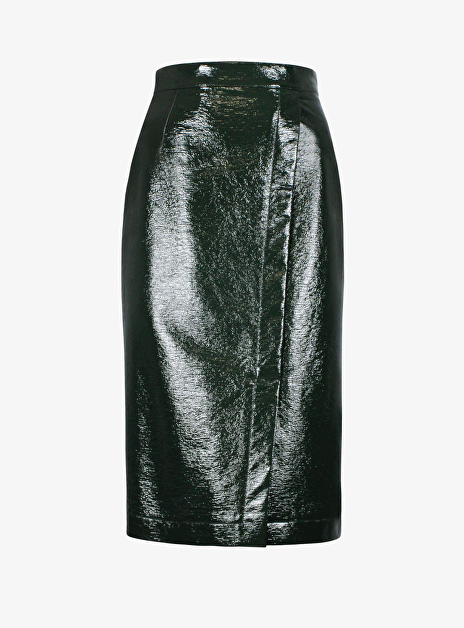 Rok bastel eco lak leder groen