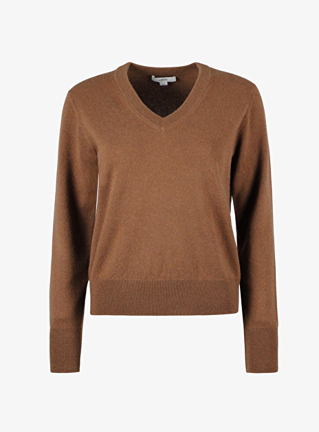 weekend pullover v-hals caramel