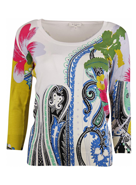 Pull paisley offwhite multicolor