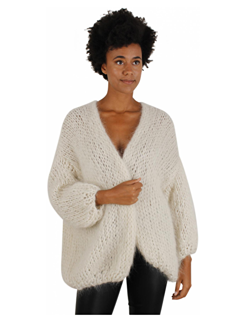 vest mohair offwhite