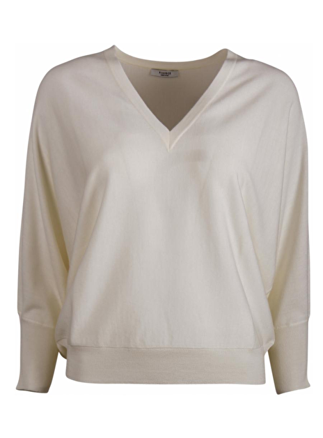 Pull v-hals offwhite