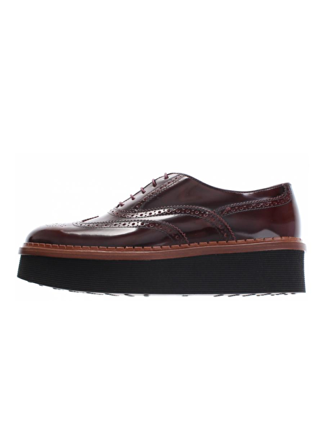 brogue bordeaux met plateauzool