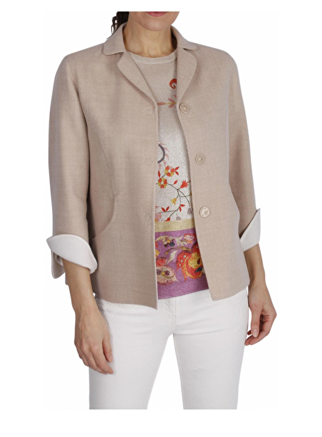 Blazer boxing beige/nature