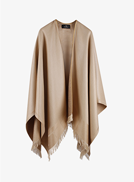 Cape dessin goud beige