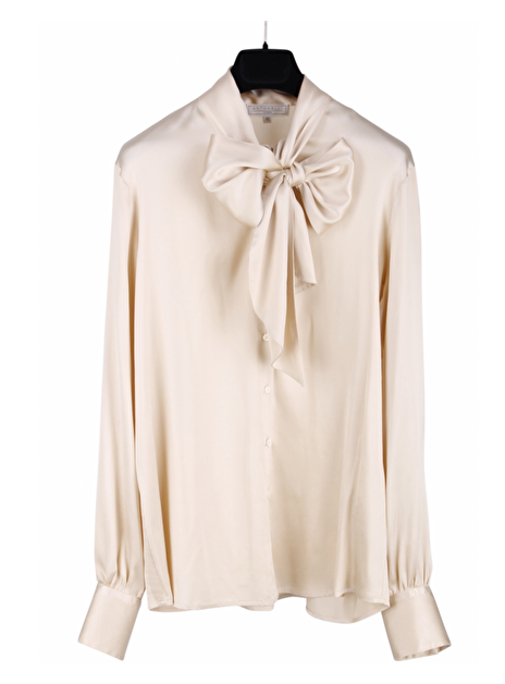 Blouse Blueberry zijde offwhite