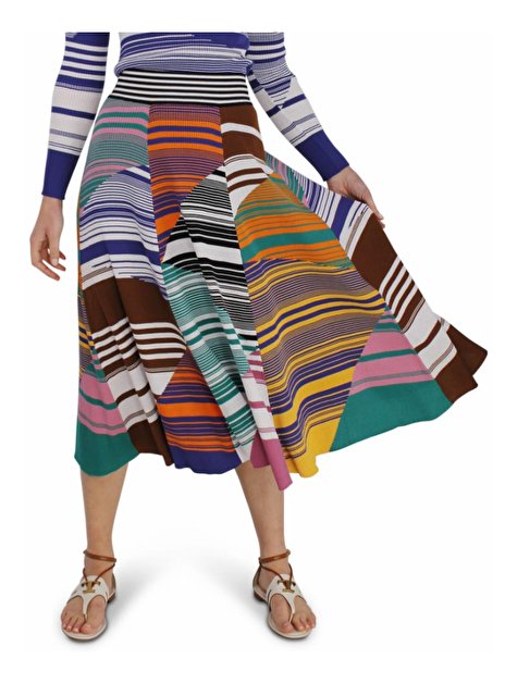 Rok streep multi color