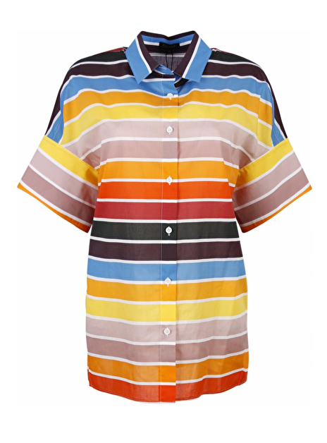 Blouse streep sunset