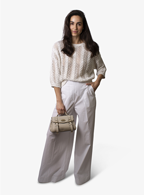 Pull Merini wit zilver