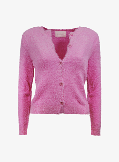 Vestje Olena soft harig pink