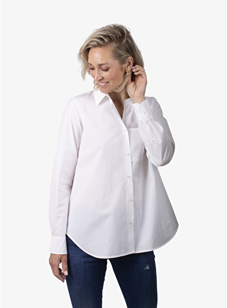 Lenon blouse wit oversized