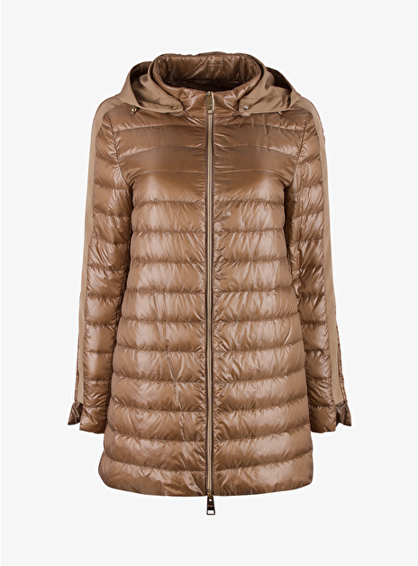 Jas step capuchon camel