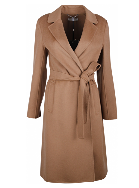 Jas Pauline wol ceintuur camel