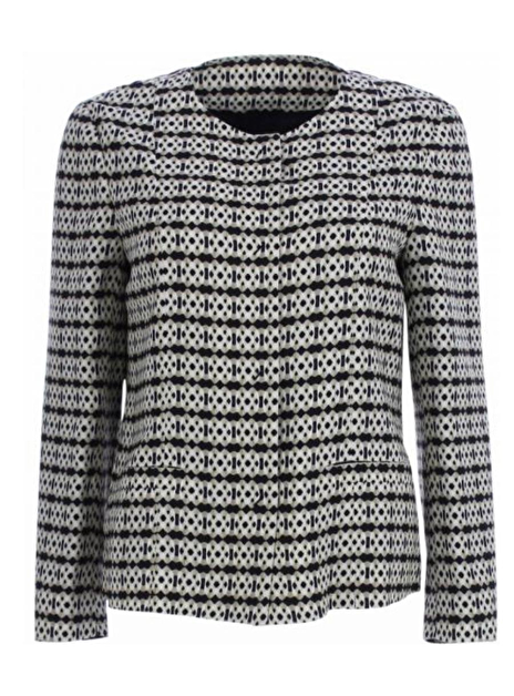 Jasje kort khaki zwart wit