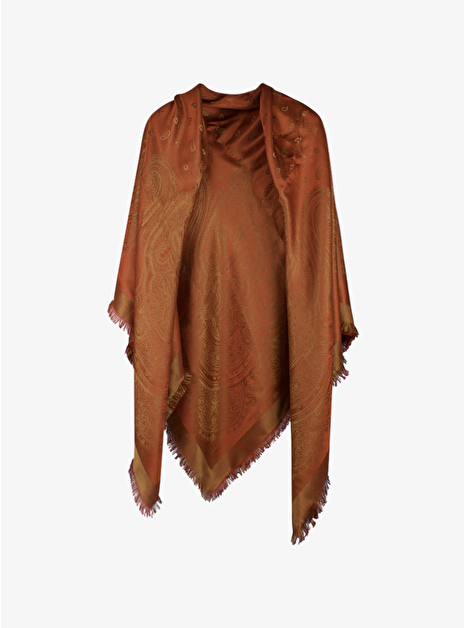 Shawl uni gold clay