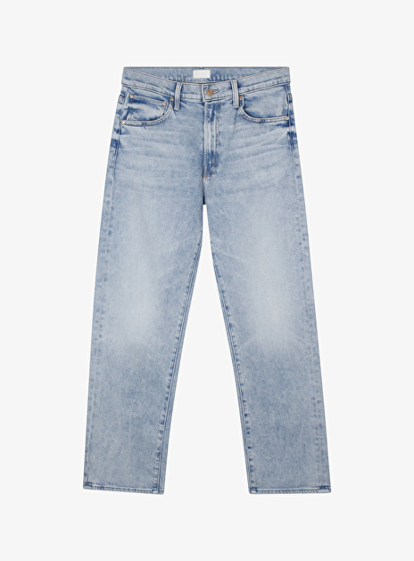 The ditcher zip ankle jeans lichtblauw