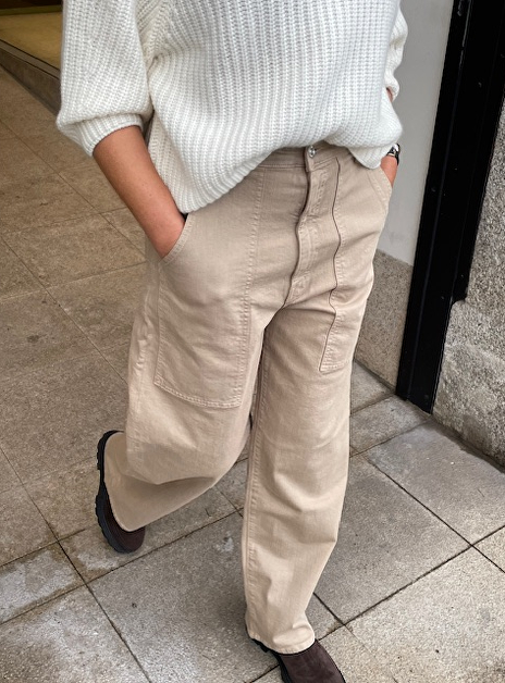 Jeans the quartet double pocket beige