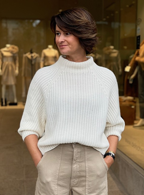 Pull Fallou cashmere offwhite